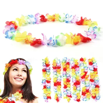 Hawaiian Bunting Beach Party Flower Garland Summer Party Garland Decoration Floral Wreath Mixing Color Fancy Dress Celebration 
Hawaiian Bunting Beach Party Flower Garland Summer Party Garland Decoration Floral Wreath Mixing Color Fancy Dress Celebration