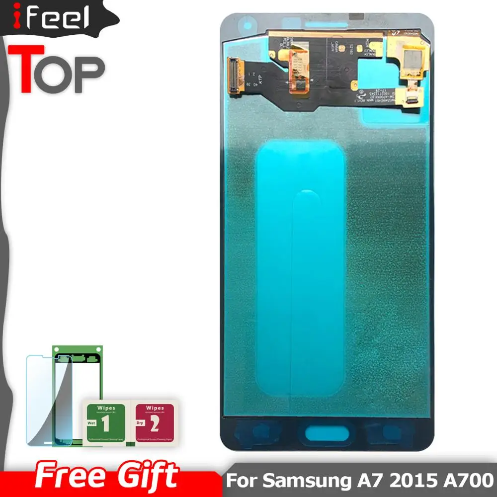 100% протестированный рабочий ЖК-дисплей для Samsung Galaxy A7 2015 A700 A7000 A700F A700H AMOLED с