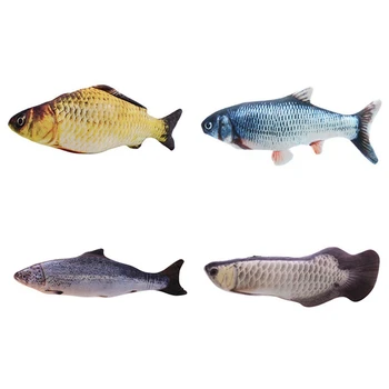 3D Pet Soft Plush Fish Shape Cat Toy Interactive Gifts Fish Catnip Toys Stuffed Pillow Doll Simulation Fish Playing Toy For Pet
3D Pet Soft Plush Fish Shape Cat Toy Interactive Gifts Fish Catnip Toys Stuffed Pillow Doll Simulation Fish Playing Toy For Pet