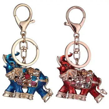 Thailand Lucky Elephant Keychain Colorful Rhinestone Women Car Key Ring Souvenir Key Chain Women Car Bag Holder Key Rings Charm
Thailand Lucky Elephant Keychain Colorful Rhinestone Women Car Key Ring Souvenir Key Chain Women Car Bag Holder Key Rings Charm