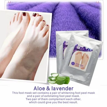 2 Pairs Lavender Foot Mask Exfoliating Moisturizing Peel Off Foot Mask Callus Rough Heels Foot Peel Mask
2 Pairs Lavender Foot Mask Exfoliating Moisturizing Peel Off Foot Mask Callus Rough Heels Foot Peel Mask
