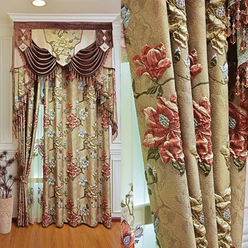 Direct European-Style Large Flower Window Shade Cloth Bedroom High Precision Dark Embossed Curtains Finished Silk Curtains
Direct European-Style Large Flower Window Shade Cloth Bedroom High Precision Dark Embossed Curtains Finished Silk Curtains