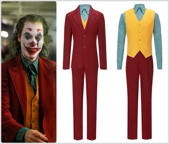 American Film Joker Jerome Valeska Cosplay Costume Jacket Vest Pants Shirt Vest Custom Women Men Carnival Christmas
American Film Joker Jerome Valeska Cosplay Costume Jacket Vest Pants Shirt Vest Custom Women Men Carnival Christmas
