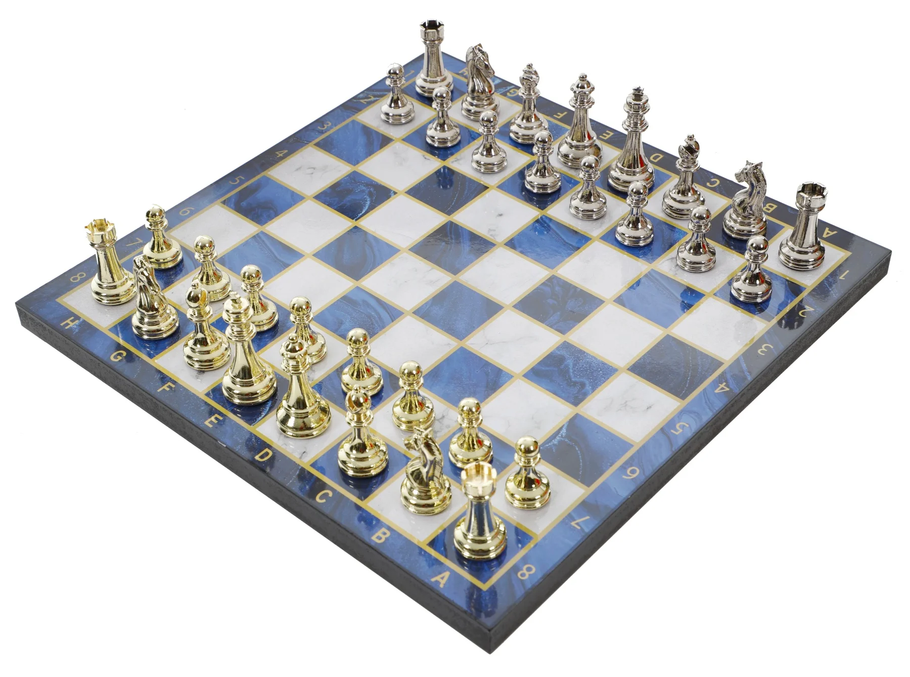 Роскошный Металлический Набор шахматных фигур с хромированным классическим Золотистым Покрытием, синий 1
Роскошный Металлический Набор шахматных фигур с хромированным классическим Золотистым Покрытием, синий 1