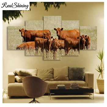 5D DIY Diamond Painting 5 Pieces Cattle On Farm scalper Full Square Round Diamond Embroidery Home Decoration Handmade FS6803
5D DIY Diamond Painting 5 Pieces Cattle On Farm scalper Full Square Round Diamond Embroidery Home Decoration Handmade FS6803