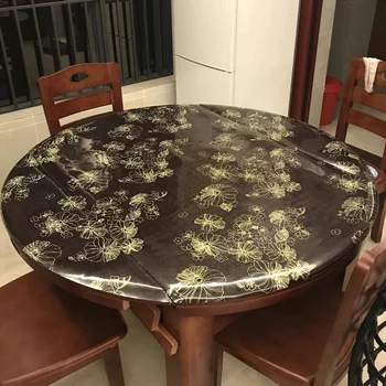 PVC Translucent Soft Glass Table Cloth Round Waterproof Household Tablecloth Hotel Restaurant Golden Flower Round Tablecloths 
PVC Translucent Soft Glass Table Cloth Round Waterproof Household Tablecloth Hotel Restaurant Golden Flower Round Tablecloths