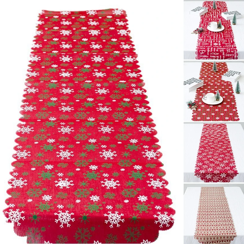 1 Pc Table Flags Christmas Linen Printed Table Flag Tablecloths Party Decoration Bed Table Runner Christmas Home Celebration
1 Pc Table Flags Christmas Linen Printed Table Flag Tablecloths Party Decoration Bed Table Runner Christmas Home Celebration
