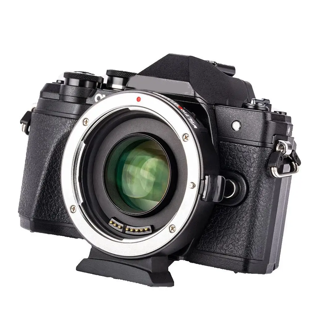 Viltrox EF-M2II 0.71x Speed Booster Adapter Focal Reducer Lens Adapter For Cano-n EF To M4/3Camera Auto Focus Lens Adapter Ring
Viltrox EF-M2II 0.71x Speed Booster Adapter Focal Reducer Lens Adapter For Cano-n EF To M4/3Camera Auto Focus Lens Adapter Ring