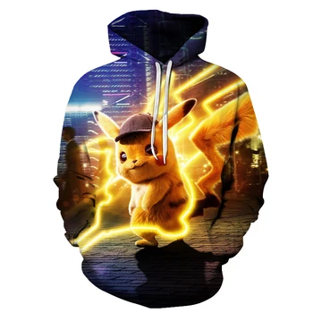 2020 New Men's Hooded Sweatshirt 3D Anime Pikachu Fashion Couple Casual Hooded Pullover Spring And Autumn Leisure Sports Tops
2020 New Men's Hooded Sweatshirt 3D Anime Pikachu Fashion Couple Casual Hooded Pullover Spring And Autumn Leisure Sports Tops