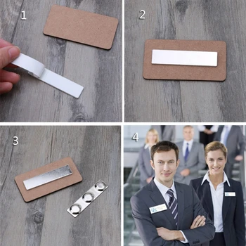 10Pc DIY Sublimation Blanks Magnetic Badge Pins Id Card Holder for Heat Transfer 10.26 New
10Pc DIY Sublimation Blanks Magnetic Badge Pins Id Card Holder for Heat Transfer 10.26 New