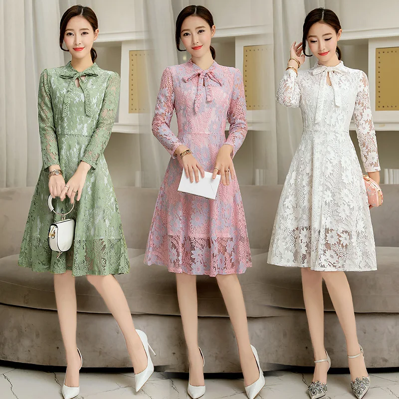 2018 Spring Clothing New Style Korean-style over-the-Knee A- line Skirt Slim Fit Base Lace Dress Women's Fashion
2018 Spring Clothing New Style Korean-style over-the-Knee A- line Skirt Slim Fit Base Lace Dress Women's Fashion
