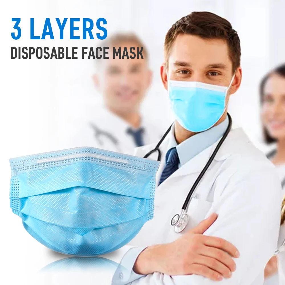 100/50/20/10pcs Disposable Anti Dust Mask Three-layer Mask Daily Protective Mask Anti Fog Dust-proof Non-woven Melt Blown
100/50/20/10pcs Disposable Anti Dust Mask Three-layer Mask Daily Protective Mask Anti Fog Dust-proof Non-woven Melt Blown