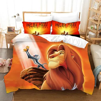 Disney cartoon The lion king 3D Printing singe size Bedding Set 3pcs Pillow sham homd decor full size Duvet Cover Sets for kids
Disney cartoon The lion king 3D Printing singe size Bedding Set 3pcs Pillow sham homd decor full size Duvet Cover Sets for kids