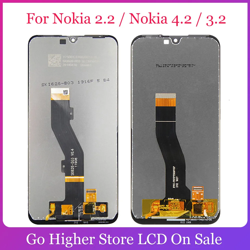 Для Nokia 2 2/Nokia 4 ЖК-дисплей сенсорный экран дигитайзер стекло в сборе Замена для 3 LCD