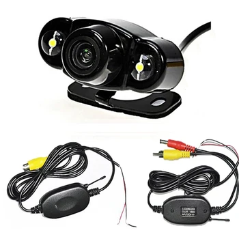 2.4Ghz Wireless Kit Night Vision Wireless Car Backup Rear View Camera Video Transmitter and Receiver with Reversing Guide Line
2.4Ghz Wireless Kit Night Vision Wireless Car Backup Rear View Camera Video Transmitter and Receiver with Reversing Guide Line