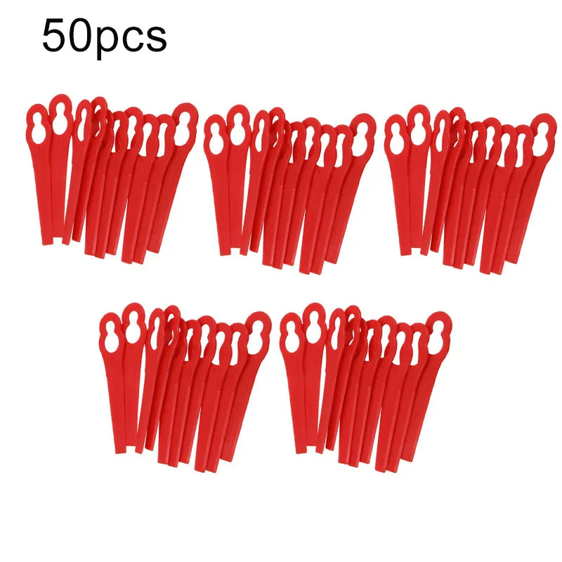 50pcs Blades Red Plastic For Sovereign Lawnmowers MEH29 MEH929 MEH29B MEH1129B For Homebase ST05 Tool Parts
50pcs Blades Red Plastic For Sovereign Lawnmowers MEH29 MEH929 MEH29B MEH1129B For Homebase ST05 Tool Parts