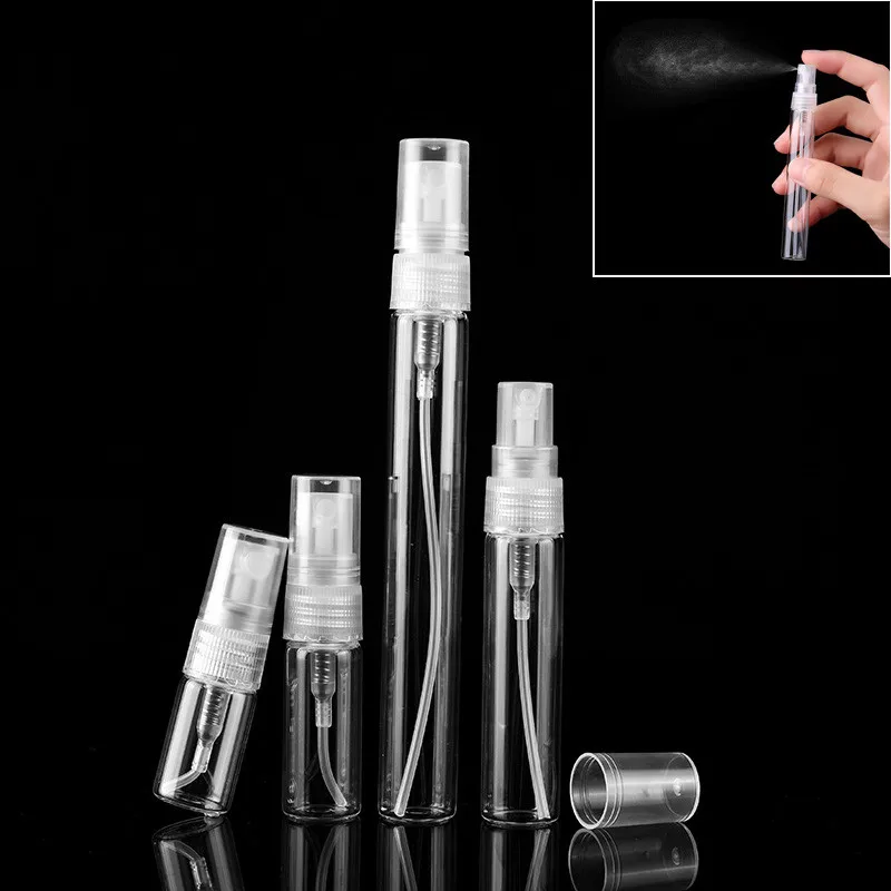 3 Sizes Available Small Portable Perfume Empty Glass Spray Bottle Transparent Makeup Liquid Cosmetic Refillable Bottles 3/5/10ML
3 Sizes Available Small Portable Perfume Empty Glass Spray Bottle Transparent Makeup Liquid Cosmetic Refillable Bottles 3/5/10ML