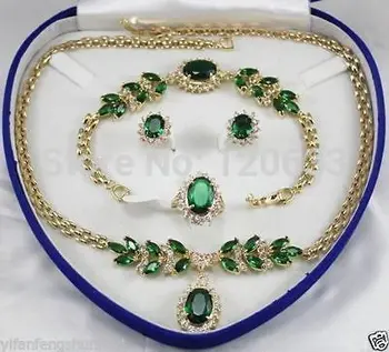 natural green zircon necklace "bracelet 7.5" Earring Ring hook women's jewelry for women sterling-jewelry
natural green zircon necklace "bracelet 7.5" Earring Ring hook women's jewelry for women sterling-jewelry