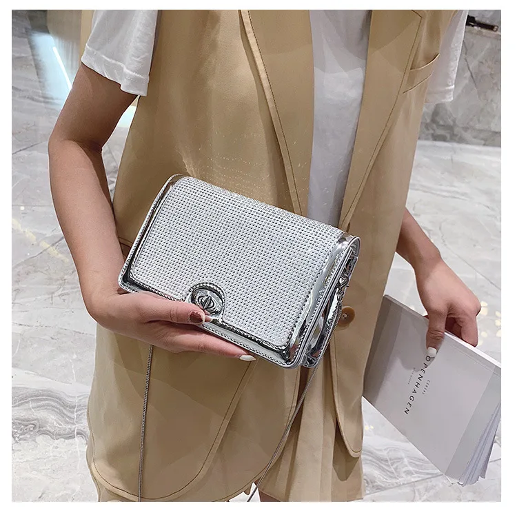 Fairy Bag Women's 2019 New Style Hong Kong Style Fashion Flashing Diamond Set Square Sling Bag Versatile Chain Crossbody Bag
Fairy Bag Women's 2019 New Style Hong Kong Style Fashion Flashing Diamond Set Square Sling Bag Versatile Chain Crossbody Bag