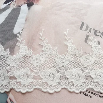 19CM Width Beautiful Cotton Thread Embroidered Lace Fabric Lace Trim DIY Craft Doll clothes
19CM Width Beautiful Cotton Thread Embroidered Lace Fabric Lace Trim DIY Craft Doll clothes