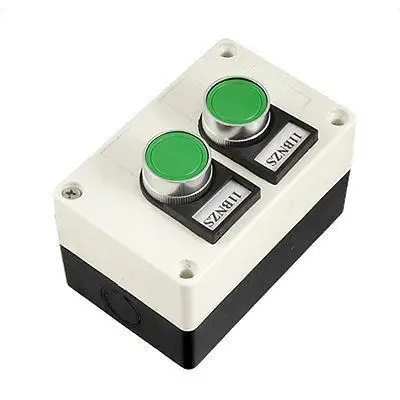 Flat Cap 2 Self Locking Switches Push Button Station