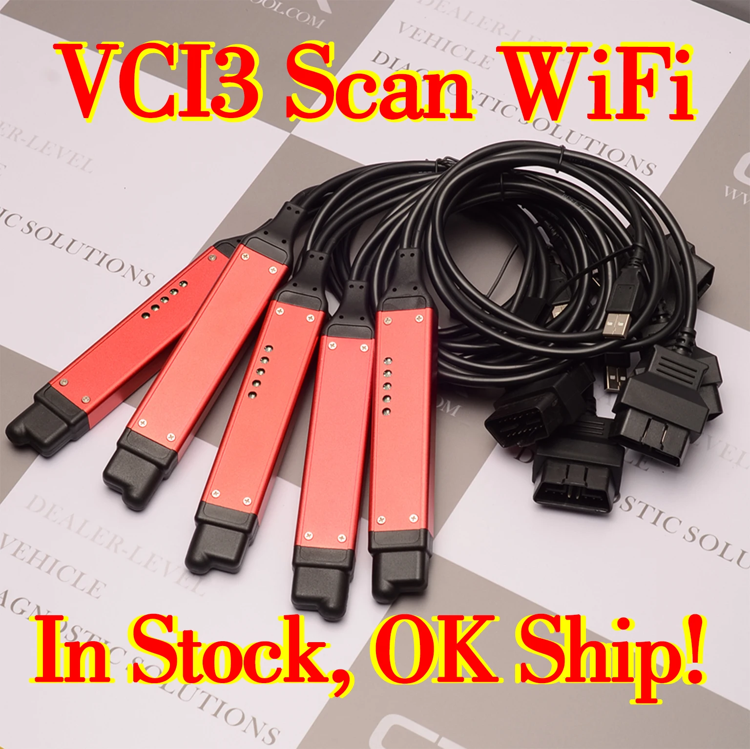 Fit V2.43 / 2.40.1 / V2.31 Quality A+ VCI3 for Scanner WIFI WI-FI Wireless VCI-3 for Truck Diagnosis Better Than VCI2 VCI1
Fit V2.43 / 2.40.1 / V2.31 Quality A+ VCI3 for Scanner WIFI WI-FI Wireless VCI-3 for Truck Diagnosis Better Than VCI2 VCI1