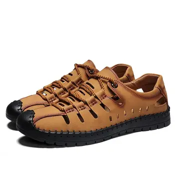 Summer men's sandals 2020 breathable men's beach shoes soft bottom non-slip outdoor sandals youth casual shoes leather slippers
Summer men's sandals 2020 breathable men's beach shoes soft bottom non-slip outdoor sandals youth casual shoes leather slippers