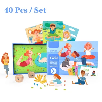 40Pcs Family Yoga Puzzles Game Cognitive Yogi Cards Baby Fitness Parent-child Interactive Enlightenment Game Card Toys Kid Gifts
40Pcs Family Yoga Puzzles Game Cognitive Yogi Cards Baby Fitness Parent-child Interactive Enlightenment Game Card Toys Kid Gifts