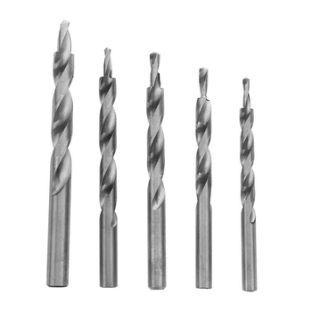 5Pcs Woodworking Drill Bit Replacement HSS Twist Step Drill Bit Tool for Manual-Pocket Hole System 4-8/5-9/5-10/6-10/8-12mm 
5Pcs Woodworking Drill Bit Replacement HSS Twist Step Drill Bit Tool for Manual-Pocket Hole System 4-8/5-9/5-10/6-10/8-12mm