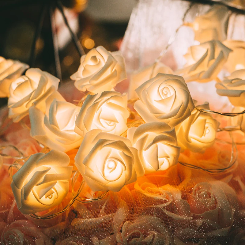 2M Dating LED Rose Flower USB String Lights Garland Hristmas Holiday String Light Birthday Gift for Valentine Wedding Decor Lamp
2M Dating LED Rose Flower USB String Lights Garland Hristmas Holiday String Light Birthday Gift for Valentine Wedding Decor Lamp