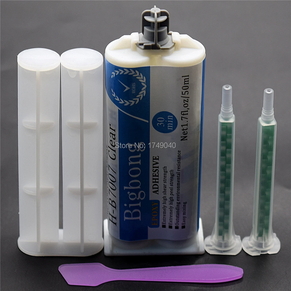 1:1 Epoxy Adhesive Glue Transparent 50ml Two-Component Resin Strong Adhesives Bonds for Metal Ceramic Wood Glass Plastic Bonding
1:1 Epoxy Adhesive Glue Transparent 50ml Two-Component Resin Strong Adhesives Bonds for Metal Ceramic Wood Glass Plastic Bonding