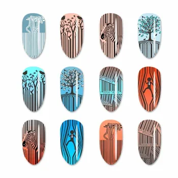 BeautyBigBang Nail Srt Stamping Plate Bar Code Zebra Striped Funny Noodles Image Nail Art Polish Stainless Steel Stamping Plates
BeautyBigBang Nail Srt Stamping Plate Bar Code Zebra Striped Funny Noodles Image Nail Art Polish Stainless Steel Stamping Plates