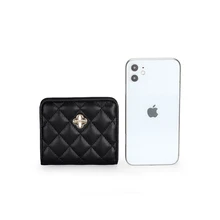 Small Genuine Leather Wallet Ladies New 2021 Short Sheepskin Rhombus Multiple Card Slots Fashion Small Folding Coin Purse
Small Genuine Leather Wallet Ladies New 2021 Short Sheepskin Rhombus Multiple Card Slots Fashion Small Folding Coin Purse