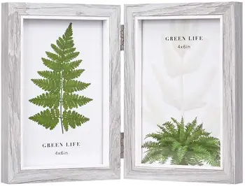 Wood Picture Frame Dual/Triple Hinged Picture Frame Desktop Photo Frame with Glass Front Fit for Stand Vertically Desk Tabletop
Wood Picture Frame Dual/Triple Hinged Picture Frame Desktop Photo Frame with Glass Front Fit for Stand Vertically Desk Tabletop