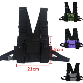 Hip Hop Vest Nylon Chest Rig Bag Functional Tactical Harness Chest Waist Pack Men Women Tactical Streetwear Fashion
Hip Hop Vest Nylon Chest Rig Bag Functional Tactical Harness Chest Waist Pack Men Women Tactical Streetwear Fashion