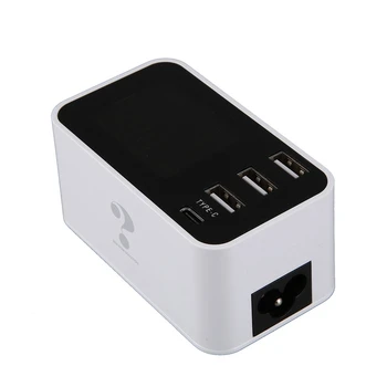 Led Display 3 Ports Usb Charger With Type-C For Samsung Iphone Ipad Fast Tablet 5V/4A Charging Adapter Phone Universal(Uk Plug)
Led Display 3 Ports Usb Charger With Type-C For Samsung Iphone Ipad Fast Tablet 5V/4A Charging Adapter Phone Universal(Uk Plug)