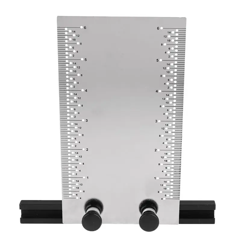 6 inch Stainless Steel T-Rule Ruler Marking Rules T-square Hole Woodworking Tool G88A
6 inch Stainless Steel T-Rule Ruler Marking Rules T-square Hole Woodworking Tool G88A