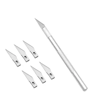 OUTAD Portable Craft Knife Precision Blade Cutter Non-slip Handle Professional Metal Engraving Tool for Wood Paper Stencil New
OUTAD Portable Craft Knife Precision Blade Cutter Non-slip Handle Professional Metal Engraving Tool for Wood Paper Stencil New