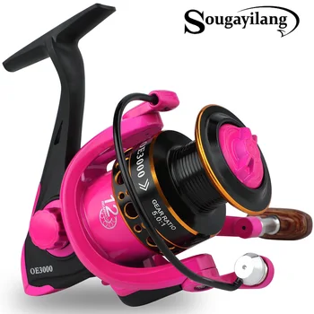 Sougayilang 5.0:1 Spinning Fishing Reel 1000-3000 Series 12BB Metal Coil Spinning Reel Boat Rock Fishing Wheel Fishing Tackle
Sougayilang 5.0:1 Spinning Fishing Reel 1000-3000 Series 12BB Metal Coil Spinning Reel Boat Rock Fishing Wheel Fishing Tackle