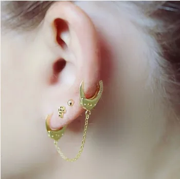 2020 New Design 100% 925 Sterling Silver Gold Color Plated Dangle Drop Earrings Handcuffs Women Dainty Jewelry For Wedding Gift
2020 New Design 100% 925 Sterling Silver Gold Color Plated Dangle Drop Earrings Handcuffs Women Dainty Jewelry For Wedding Gift