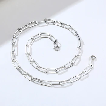 Big Chunky Chain Necklace Stainless Steel Silver Color Charm Miami Cuban Choker Necklace Women Girls Gifts
Big Chunky Chain Necklace Stainless Steel Silver Color Charm Miami Cuban Choker Necklace Women Girls Gifts