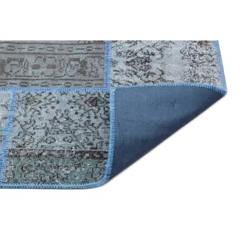 Handmade Blue Vintage Overdyed Patchwork Area Rug 158x233 Cm-5'2''X7'8''
Handmade Blue Vintage Overdyed Patchwork Area Rug 158x233 Cm-5'2''X7'8''