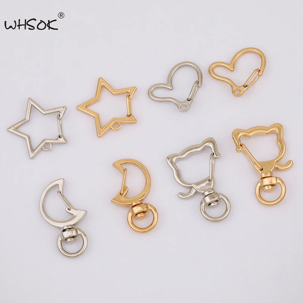 WHSOK 50pcs DIY Accessories/Keychain Pendant/Jewelry Making/Variety/Hand Made/Jewelry Findings Components/Key Chain Clasps
WHSOK 50pcs DIY Accessories/Keychain Pendant/Jewelry Making/Variety/Hand Made/Jewelry Findings Components/Key Chain Clasps