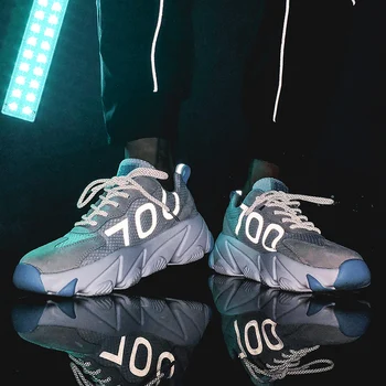 2020 Summer PU Fabric Reflective Breathable Shoes Lovers Shoes Hot Chunky Sneakers Men Sport Shoes Height Increasing Sneakers
2020 Summer PU Fabric Reflective Breathable Shoes Lovers Shoes Hot Chunky Sneakers Men Sport Shoes Height Increasing Sneakers