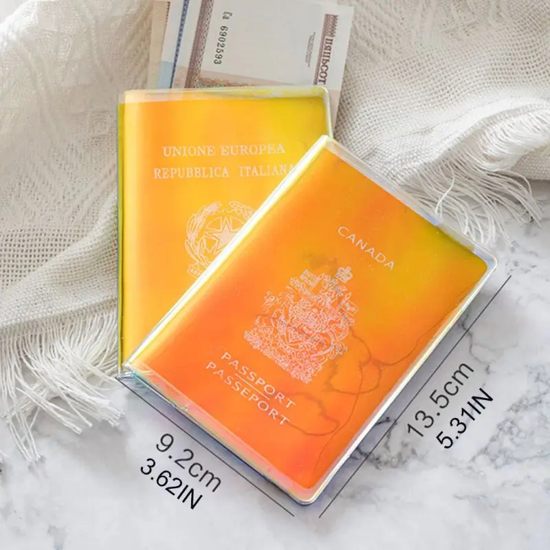 Stylish Holographic PVC Passport Case Holder Multifunctional Travel ID Card Tickets Wallet Cover Organizer
Stylish Holographic PVC Passport Case Holder Multifunctional Travel ID Card Tickets Wallet Cover Organizer