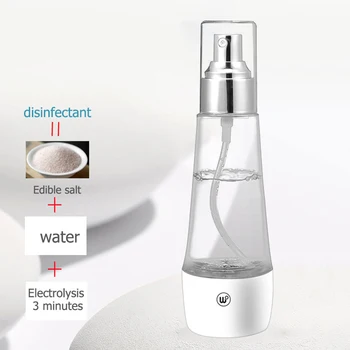 Portable 84 Disinfection Bottle Sterilization Nozzle Machine Water USB Electrolytic Generator for for Home Living Room Cleaning
Portable 84 Disinfection Bottle Sterilization Nozzle Machine Water USB Electrolytic Generator for for Home Living Room Cleaning