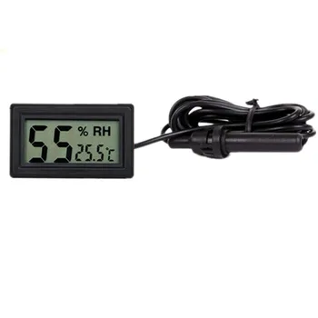 LCD Digital Thermometer Hygrometer Accurate Indoor Room Thermo-Hygrometer Temperature Humidity Meter Moisture Measurment Monitor