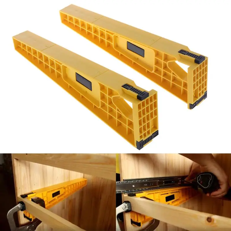 2pcs Drawer Track Installation Jig Auxiliary Positioning Holder Drawer Slide Jig Mounting Cabinet Hardware Woodworking Tools
2pcs Drawer Track Installation Jig Auxiliary Positioning Holder Drawer Slide Jig Mounting Cabinet Hardware Woodworking Tools