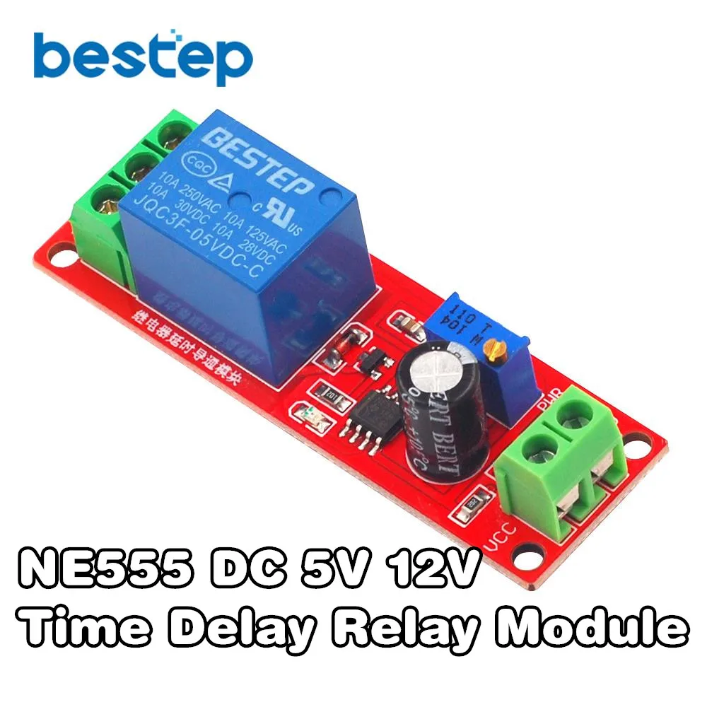 DC 5V 12V Time Delay Relay NE555 Time Relay Shield Timing Relay Timer Control Switch Car Relays Pulse Generation Duty Cycle
DC 5V 12V Time Delay Relay NE555 Time Relay Shield Timing Relay Timer Control Switch Car Relays Pulse Generation Duty Cycle