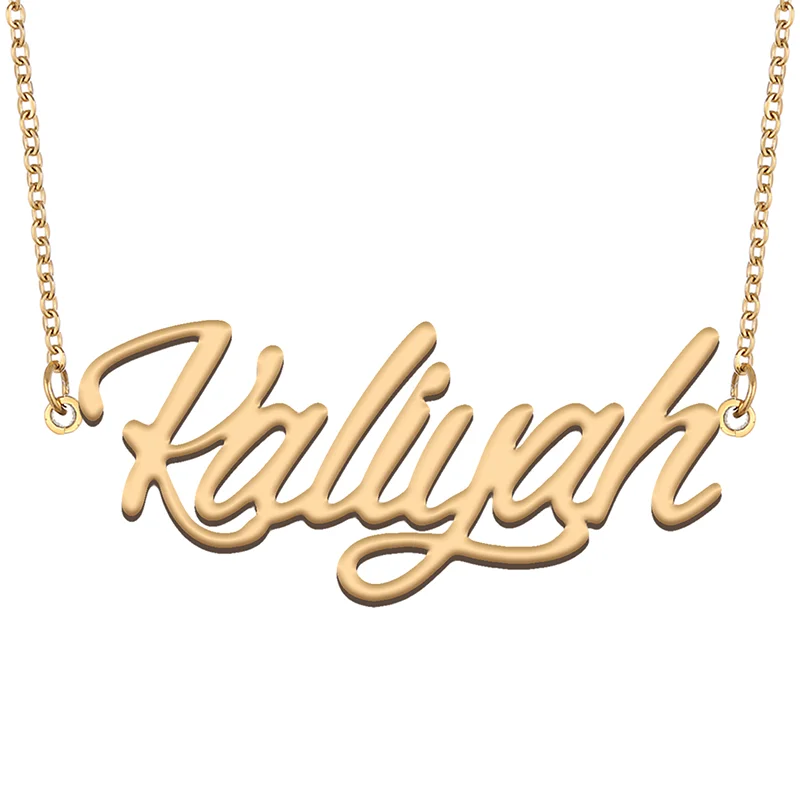 Necklace with Name Kaliyah for His Her Family Member Best Friend Birthday Gifts on Christmas Mother Day Valentine's Day 
Necklace with Name Kaliyah for His Her Family Member Best Friend Birthday Gifts on Christmas Mother Day Valentine's Day